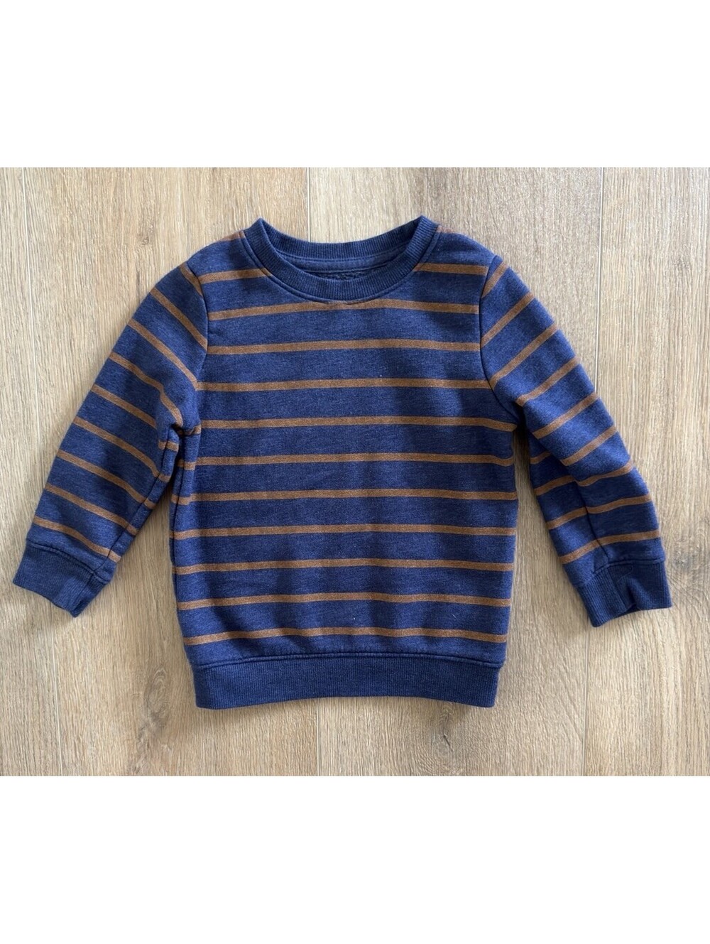 Toddler Boy 2T Striped Sweatshirt Shirt Lot 4 Cat & Jack Baby Gap Crewneck - Picture 4 of 9